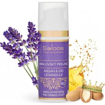 Pleťový peeling Saloos Levandule Bio královský pleťový peeling 50 ml
