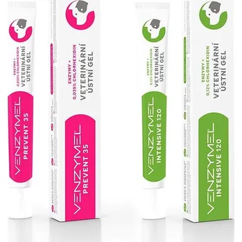 Péče o psí chrup VENZYMEL Startovací sada 2x Intensive 120 + 2x Prevent 35