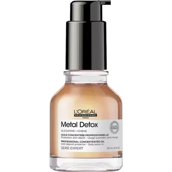 Vlasová regenerace L'Oréal Professionnel Metal Detox Anti-deposit Protector Concentrated Oil 50 ml