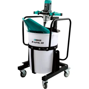 Míchadlo Bihui B-Level 100 - výklopná míchací stanice na nivelace + míchadlo 1900W