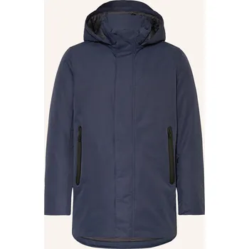 Pánský kabát Ecoalf Pánská Parka Parko S Odnímatelnou Kapucí, tmavě modrá, 56