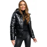 DÁMSKÁ ZIMNÍ PROŠÍVANÁ BUNDA S KAPUCÍ ČERNÁ 5M3193 DENLEY_L