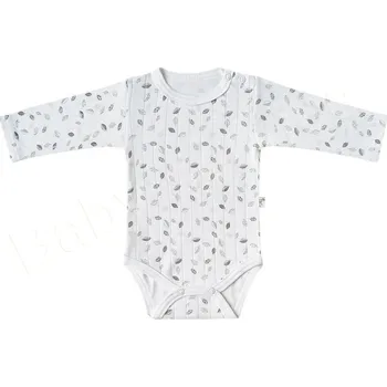 Kojenecký body bavlněné bodyčko lístečky Baby service velikost 92