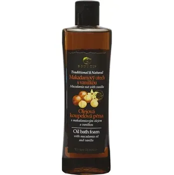 Koupelová sůl VIVACO Olejová pěna do koupele Makadamový ořech s vanilkou BODY TIP 200 ml