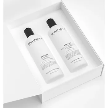 Kosmetická sada Organicals REMEDY Thickening&Fortyfing Set - Sweet Almond, Rosemary, Camomille & Millet Shampoo 250 ml + Cream 250 ml
