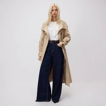 Dámské džíny Reserved - Džíny wide leg - tmavomodrá - 635HF-59J - 635HF-59J-44