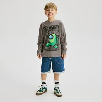 Reserved - Džínové šortky - modrá - 2490E-55J - 2490E-55J-122