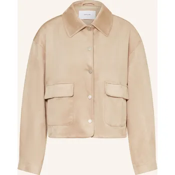 Dámský blejzr Opus Dámská Bunda Jelis V Koženém Vzhledu, krémová, 42