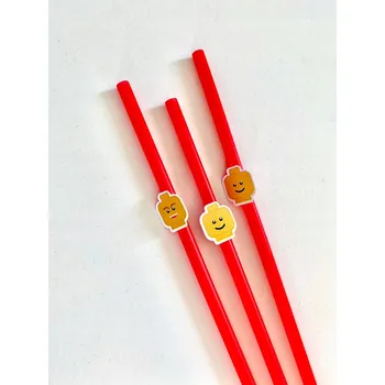 Brčka plastové Labels 6 ks