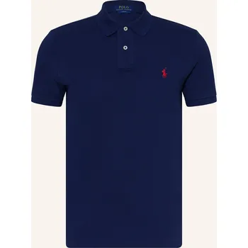 Polo Ralph Lauren Pánská Polokošile Z Piké Slim Fit, tmavě...