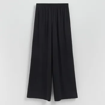 Dámské kalhoty Reserved - Volné kalhoty s modalem - černý - 458GG-99X - 458GG-99X-XL