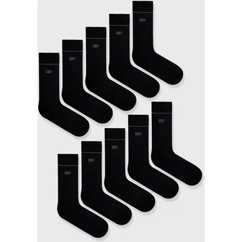 Pánské ponožky Ponožky CR7 Cristiano Ronaldo (10-pack) 8290.80.9000 černá 99X, vel. 40/46