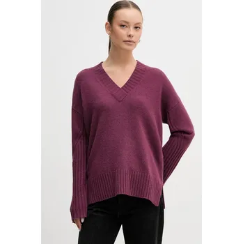 Dámský svetr Svetr s příměsí vlny United Colors of Benetton 1244D403A fialová 49X, vel. M