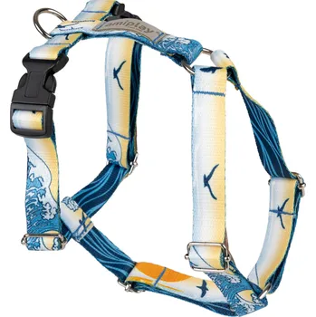 Postroj pro psa Nastavitelný postroj pro psa NATURE GUARD vzor D velikost S, M, L, XL Rozměr: M - 25-40x35-55x2,0 cm