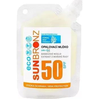 Přípravek na opalování VIVACO Opalovací mléko SUN BRONZ SPF 50 - Coral Friendly cestovní balení 50 ml