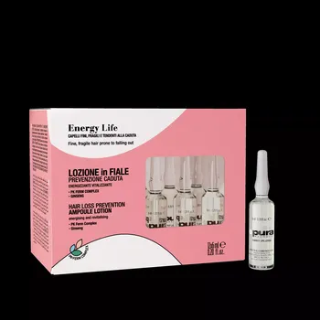 Přípravek proti padání vlasů Pura Kosmetica Energy Ampoule Lotion 12x6 ml