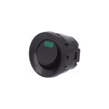 vypínač ROCKER SPST pol 2 ON-OFF 3A/250VAC černá LED Rkont max 20mΩ