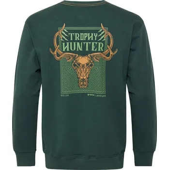 Pánská mikina Pánská mikina NORTH 53125 tmavě zelená 5XL - 8XL NORTH ODE-NO-53125-2573 - 6XL