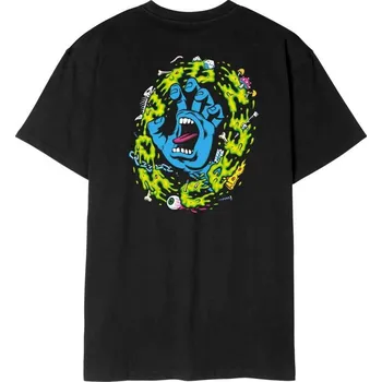 SANTA CRUZ triko - Slime Scream T-Shirt Black (BLACK) velikost: S