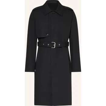 Pánský zimní kabát Allsaints Pánský Trenčkot Bastille, černá, 50