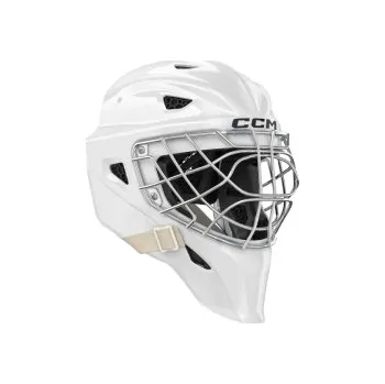 Sada vybavení pro hokejového brankáře Maska CCM Axis F9 SR, Velikost SR M (55,5 - 60 cm), Barva Bílá