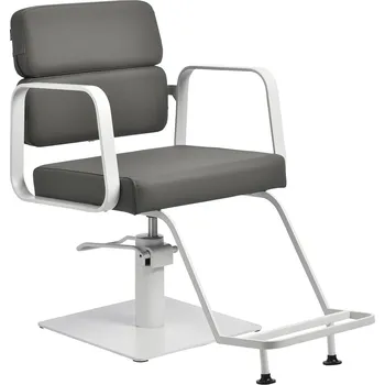 Kadeřnické křeslo Kadeřnické křeslo Gabbiano Porto bílé šedé