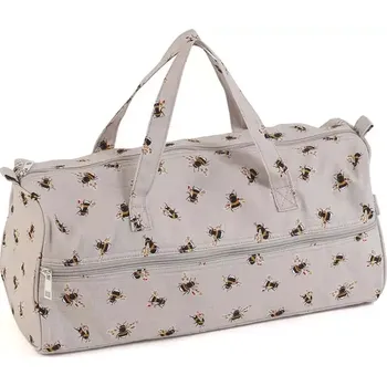 Organizér galanterie Taška na pletení a háčkování - Včely (Knitting Bag Beautiful Bees)