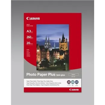 Kancelářský papír Fotopapír Canon SG-201 A3, saténový, 20ks, 260g/m2 1686B026