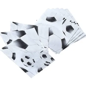 Papírový kapesník Papírové ubrousky fotbal 33x33cm 20ks - tib