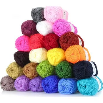 Příze 24barevná akrylová příze na háčkování