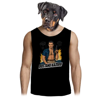 Pánské tílko Bastard B19: Nick Slaughter z Vražedného pobřeží pánské tílko Black