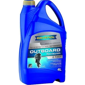 Člun Ravenol polosyntetický olej pro 2-taktní motory lodní motory TC-W3 4l balení