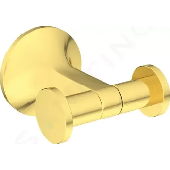 Držák na ručník Ideal Standard La Dolce Vita Dvojháček, kartáčované zlato, T5504A2