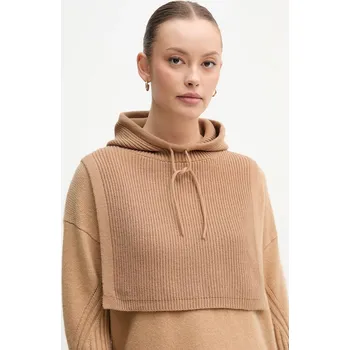 Módní doplněk Kapuce United Colors of Benetton 6SCQDU01T hnědá 82X, vel. ONE SIZE