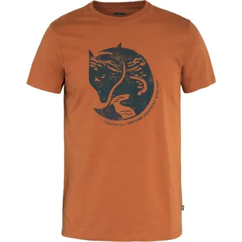 Pánské oblečení tričko pánské FJÄLLRÄVEN Arctic Fox T-shirt M Terracotta Brown - XL