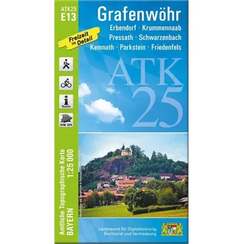 ATK25-E13 Grafenwöhr (Amtliche Topographische Karte 1:25000) - Landesamt für Digitalisierung, Breitband und Vermessung