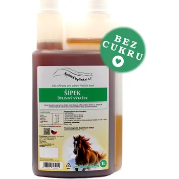 Krmivo pro koně Koňské bylinky Bylinný výtažek - Šípek 1l