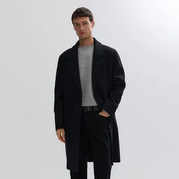 Dámský kabát Reserved - Kabát ze směsi vlny - černý - 432GQ-99X - 432GQ-99X-XL