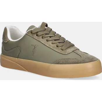 Pánské tenisky Kožené tenisky Trussardi N028S000928N.0V5 zelená 91X, EUR 42