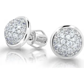 Náušnice Cutie Jewellery Náušnice z bílého zlata se zirkony Z6404-3258B