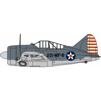 letadlo a vrtulník Brewster Buffalo VMF-221 USMC Herpa 81AC131