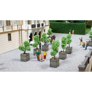 Modelová železnice okrasné rostliny v&nbsp;květináčích 2ks Noch 14013