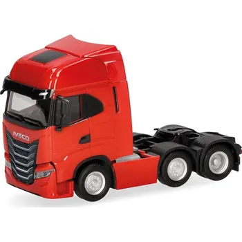 autíčko Iveco S-Way MY24 (6x2) červené Herpa 320313