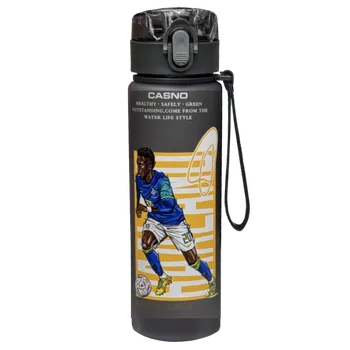 Fotbalová láhev na vodu s potiskem 500ml Brasil - Vini JR7