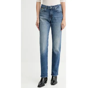 Dámské džíny Džíny G-Star Iggie Straight dámské, medium waist, D27704-E106 D27704.E106 modrá 55J, vel. 25/30