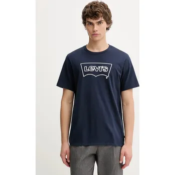 Bavlněné tričko Levi's 22491.1793 modrá 95X, vel. XL