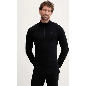 Funkční tričko s dlouhým rukávem s příměsí vlny Peak Performance Magic černá barva, G80934 99X, vel. XL