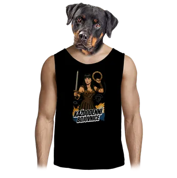 Pánské tílko Bastard B19: Xena pánské tílko Black