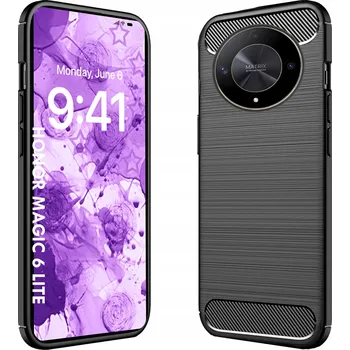 Pouzdro na mobilní telefon Pouzdro pro Honor Magic 6 Lite| Karbon, černé