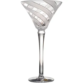 Sklenice Broušená sklenice s pruhy 200 ml, Glamour Crystal, 1 ks